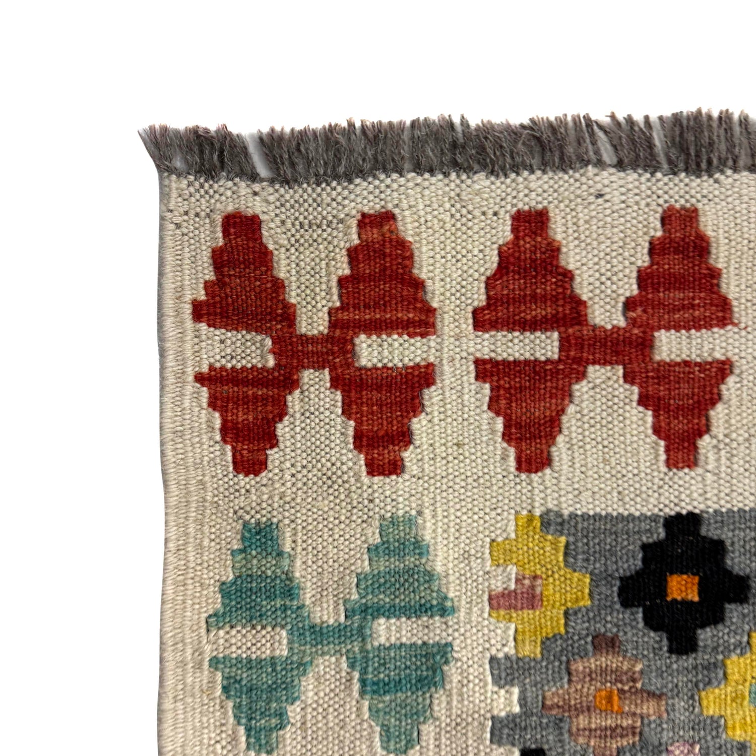 Handmade Vegetable Kilim 3' 7" x 4' 9" (ft) - No. Y39677