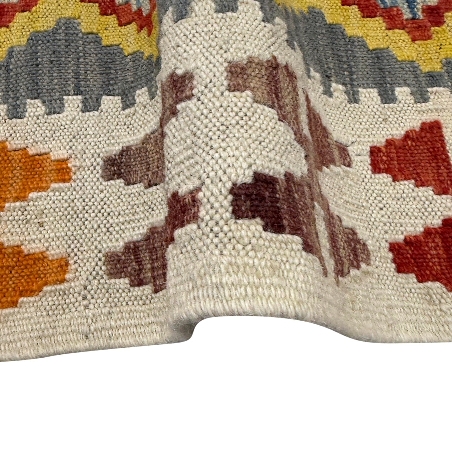 Handmade Vegetable Kilim 3' 7" x 4' 9" (ft) - No. Y39677