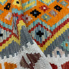 Handmade Vegetable Kilim 3' 7" x 4' 9" (ft) - No. Y39677