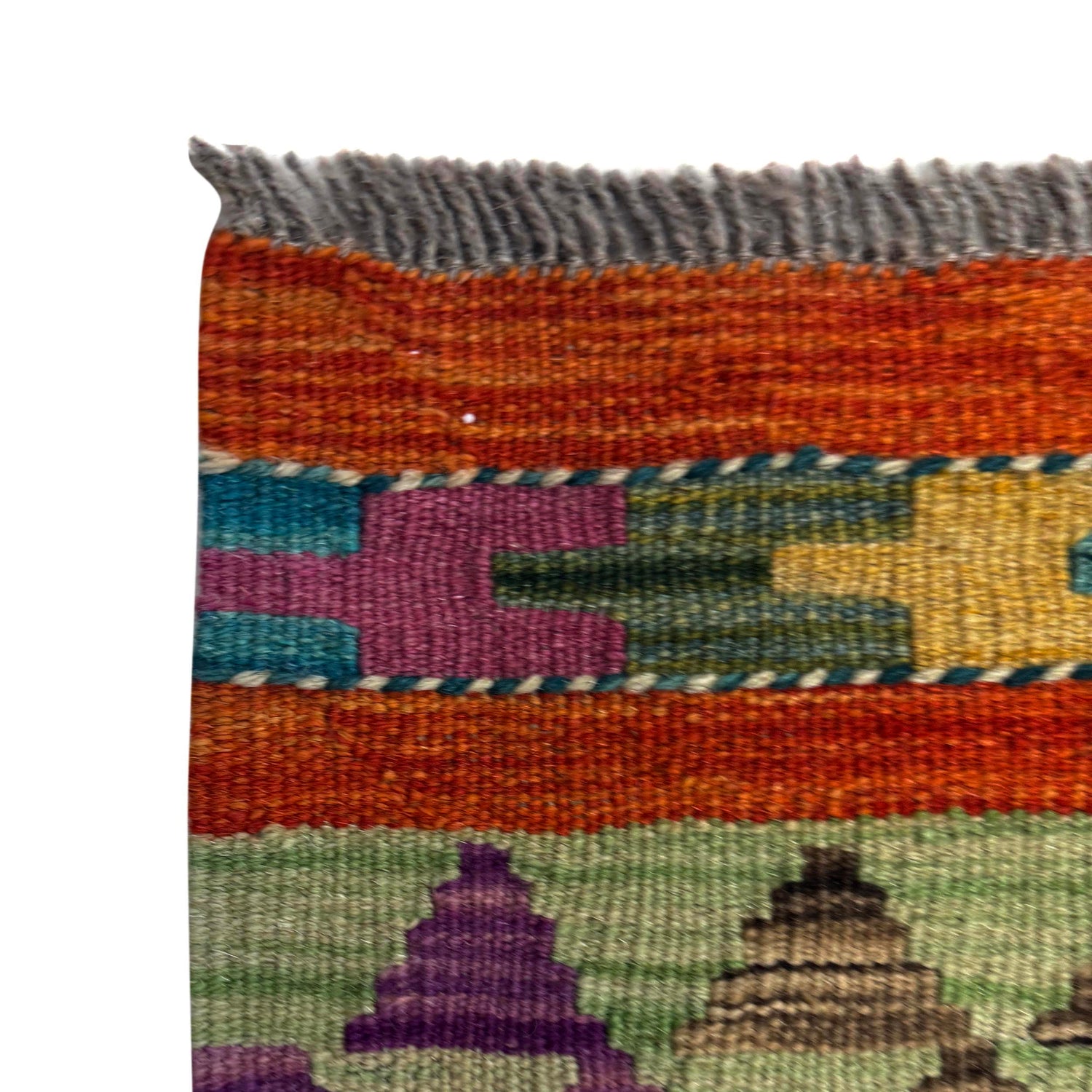 Handmade Vegetable Kelim 2' 9" x 4' 1" (ft) - No. Y39680