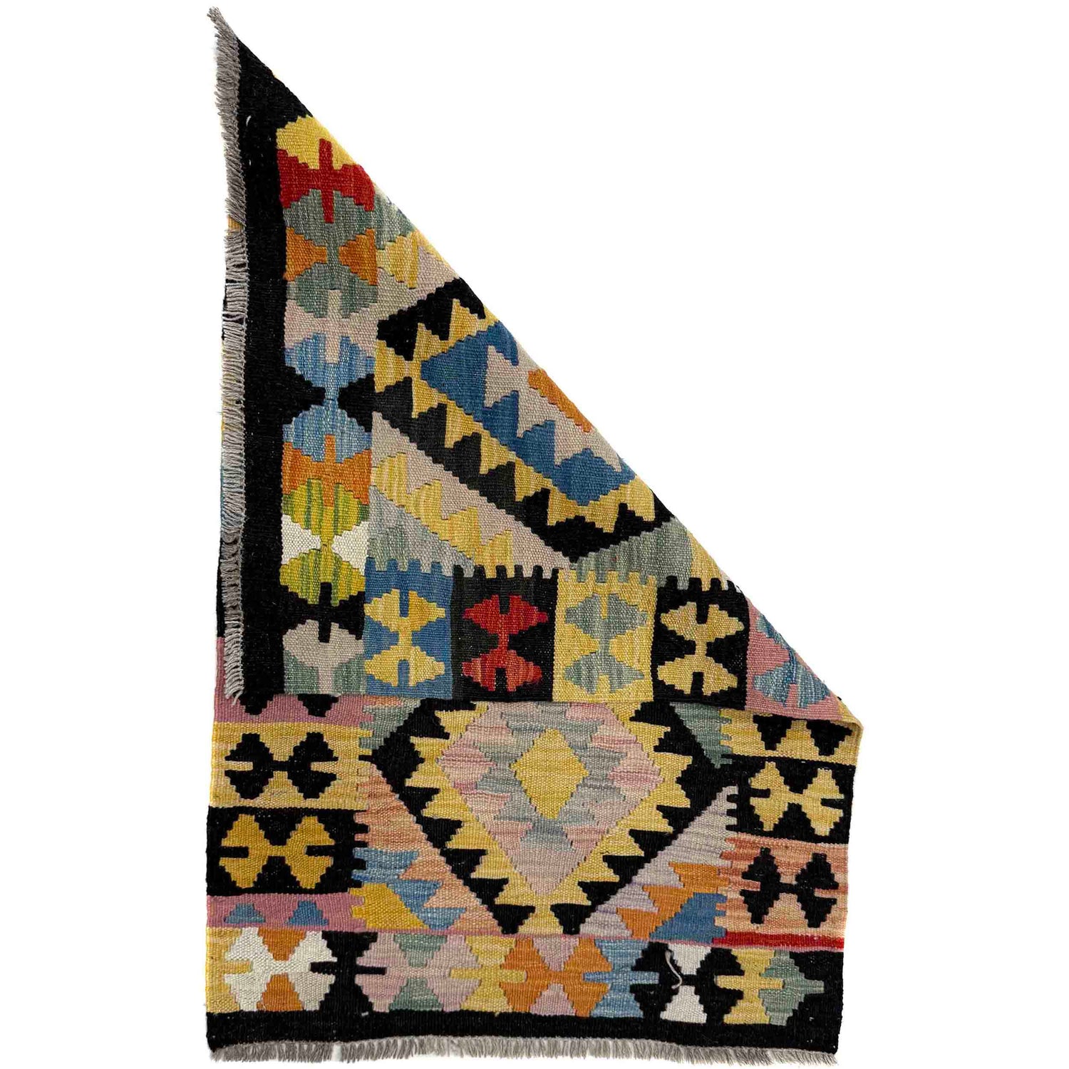Handmade Vegetable Kelim 2' 2" x 3' 3" (ft) - No. Y39709