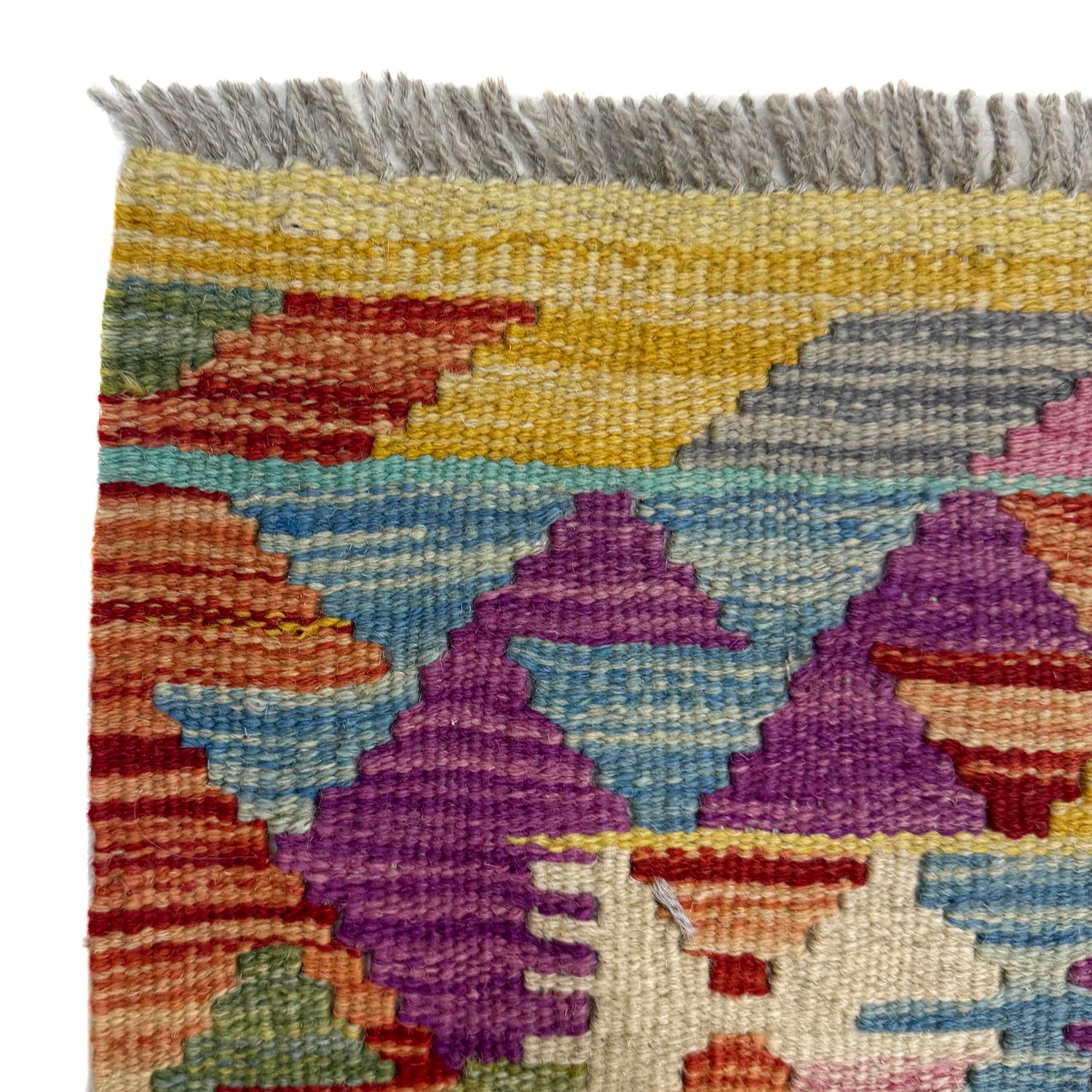 Handmade Vegetable Kelim 4' 2" x 6' 6" (ft) - No. Y39724