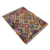 Handmade Vegetable Kilim 3' 5" x 4' 9" (ft) - No. Y39726