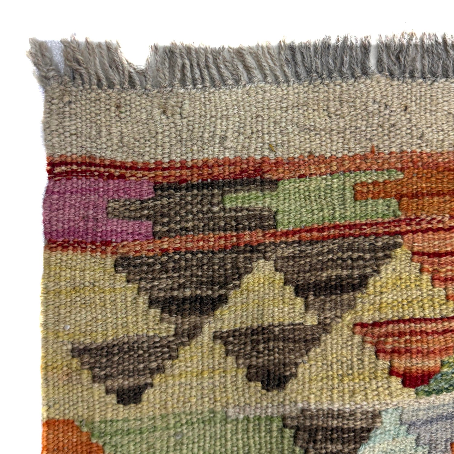 Handmade Vegetable Kilim 3' 5" x 4' 9" (ft) - No. Y39726