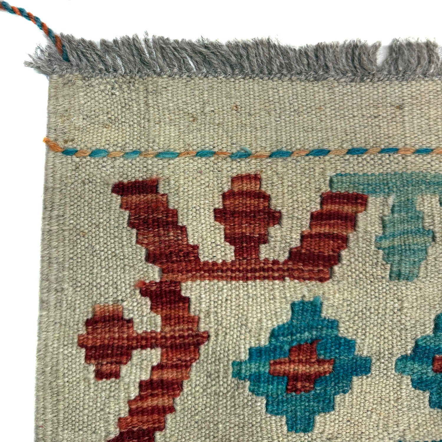 Handmade Vegetable Kelim 3' 1" x 4' 2" (ft) - No. Y39727