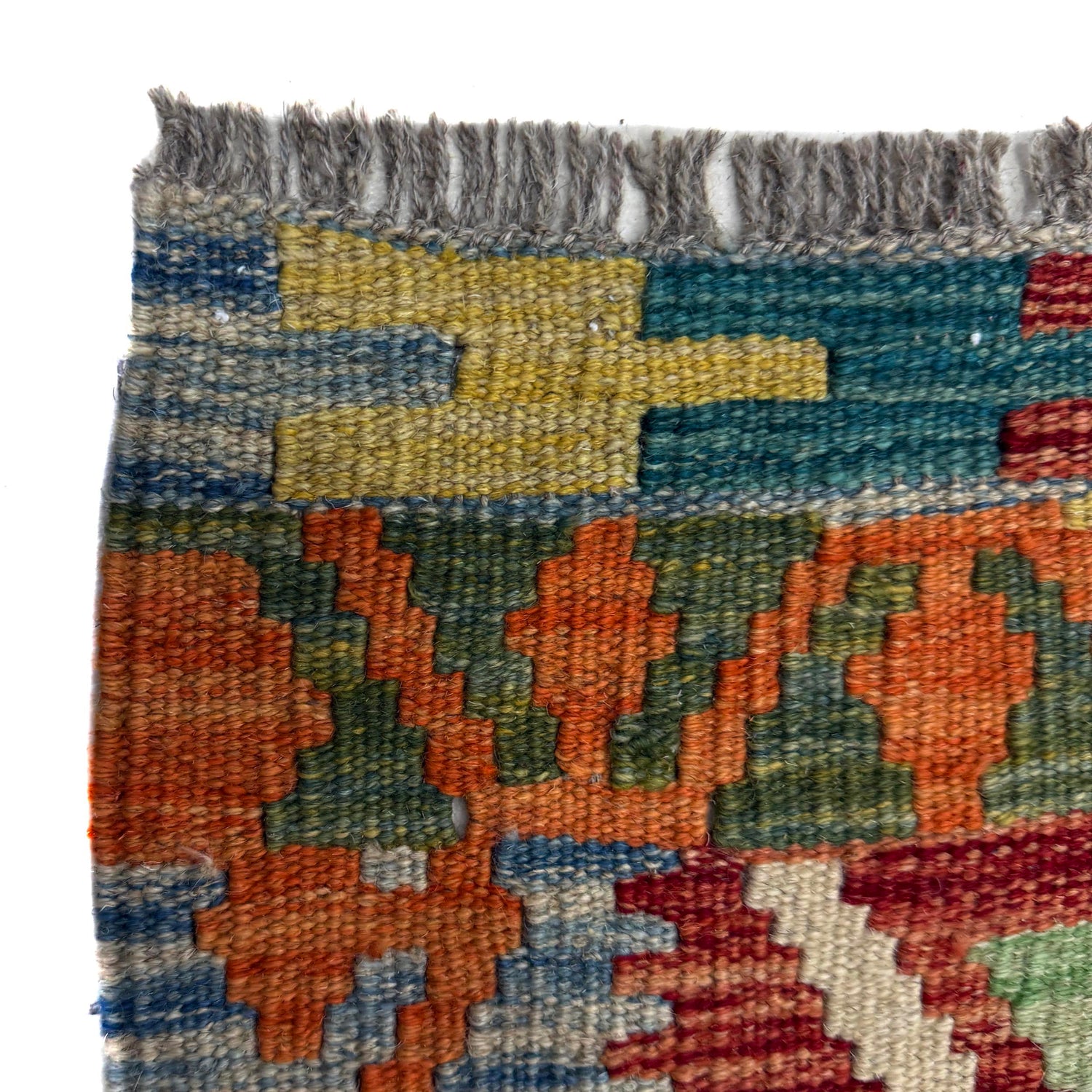 Handmade Vegetable Kelim 2' 9" x 4' 2" (ft) - No. Y39728