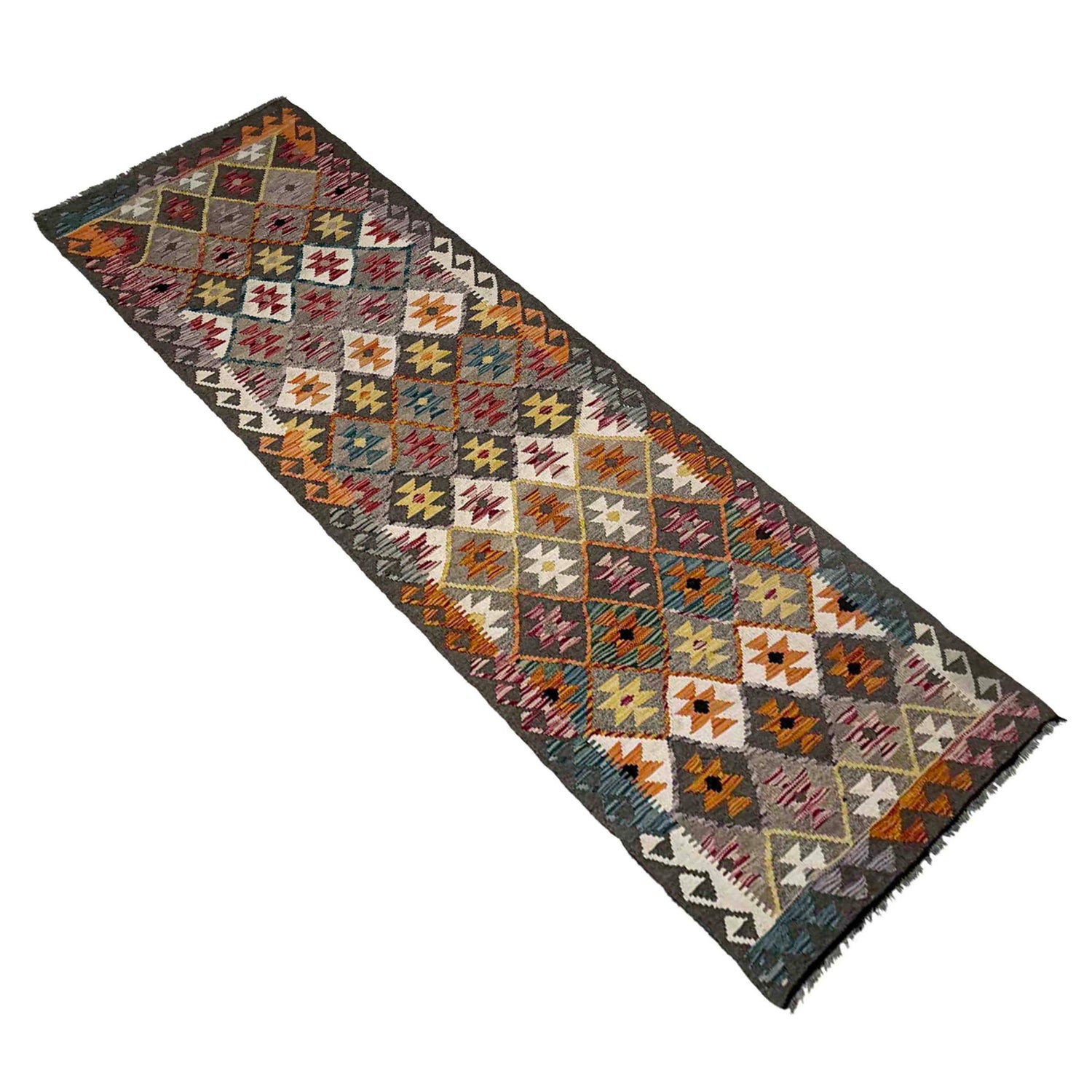Vegetable Kelim Runner 2' 9" x 9' 6" (ft) - No. Y39729