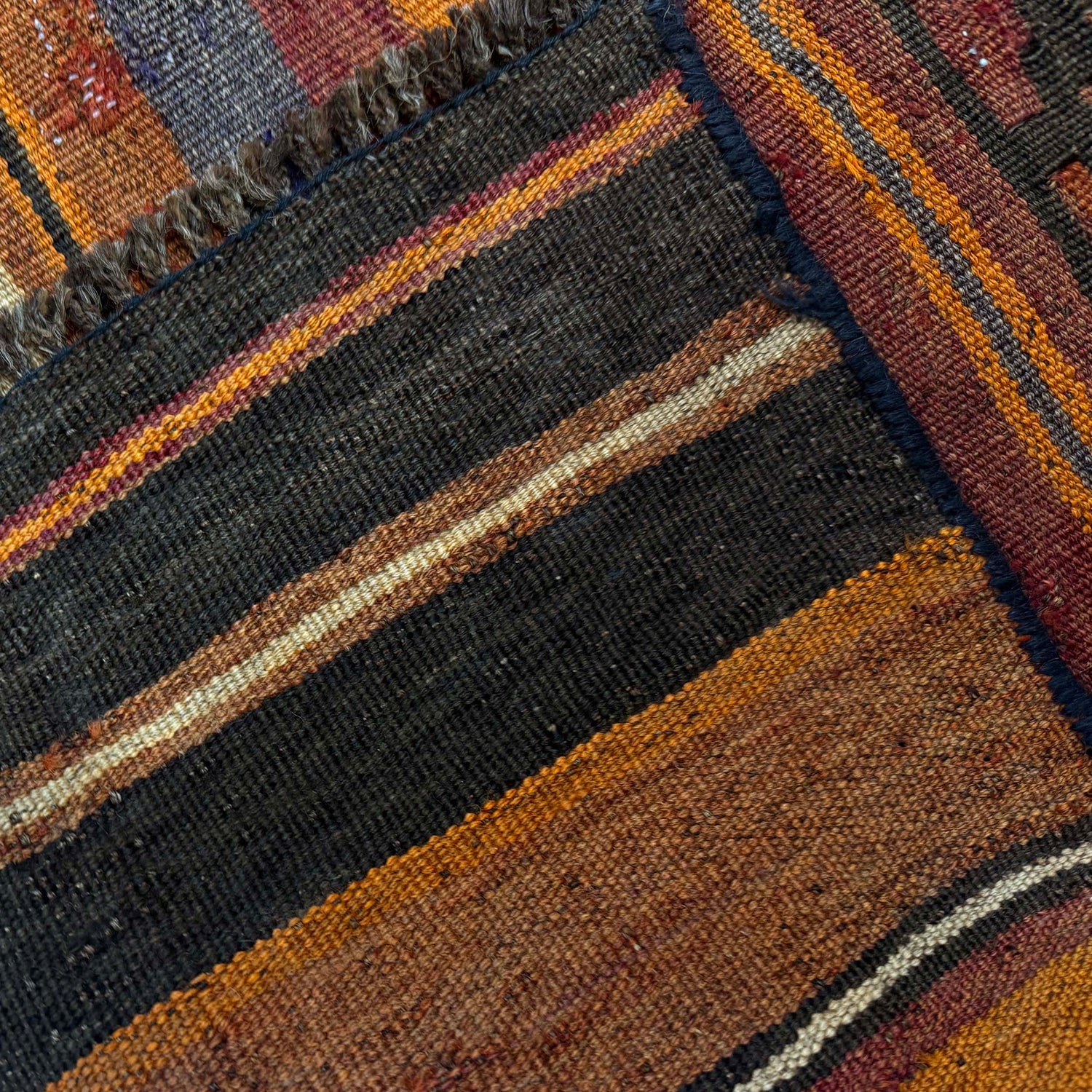 Hand Knotted Multi Kilim 6' 2" x 9' 9" (ft) - No. Y39731