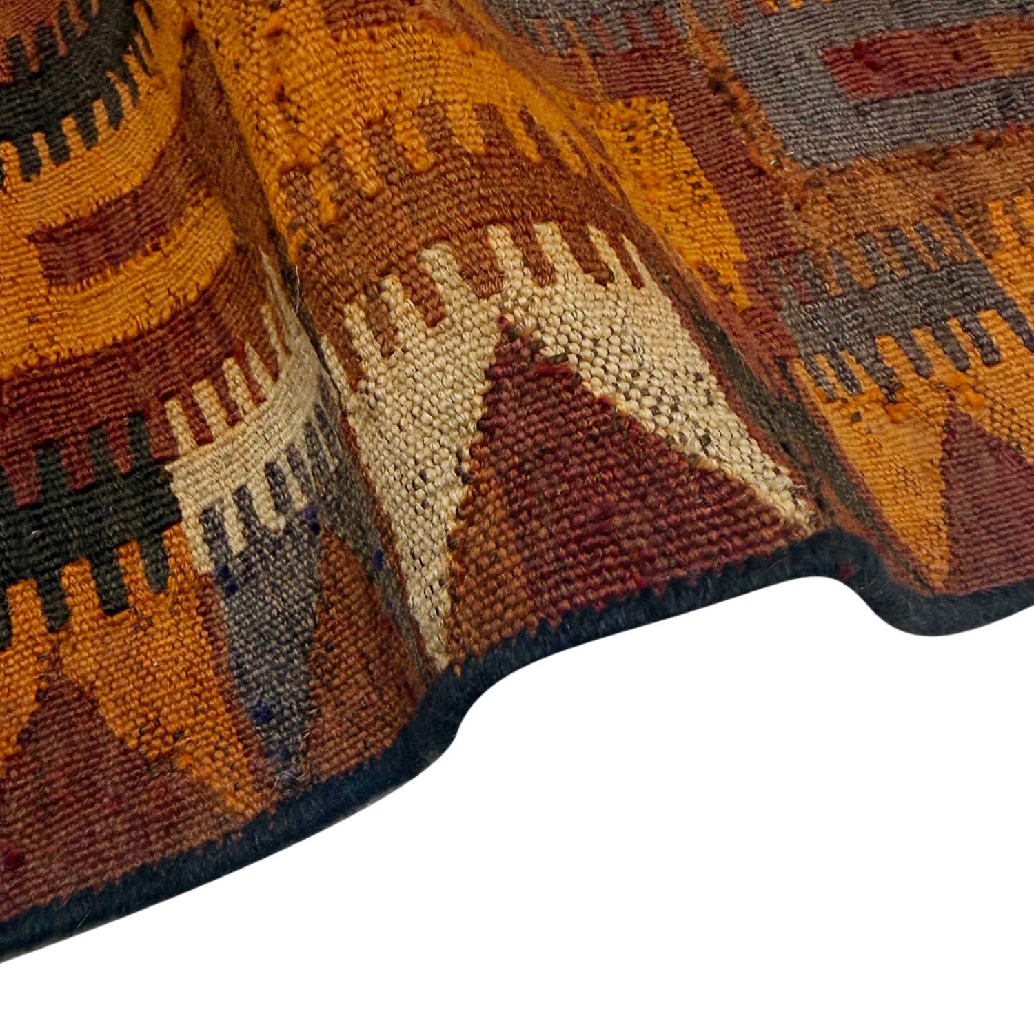 Hand Knotted Multi Kilim 6' 2" x 9' 9" (ft) - No. Y39731