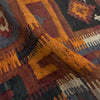 Hand Knotted Multi Kilim 6' 2" x 9' 9" (ft) - No. Y39731
