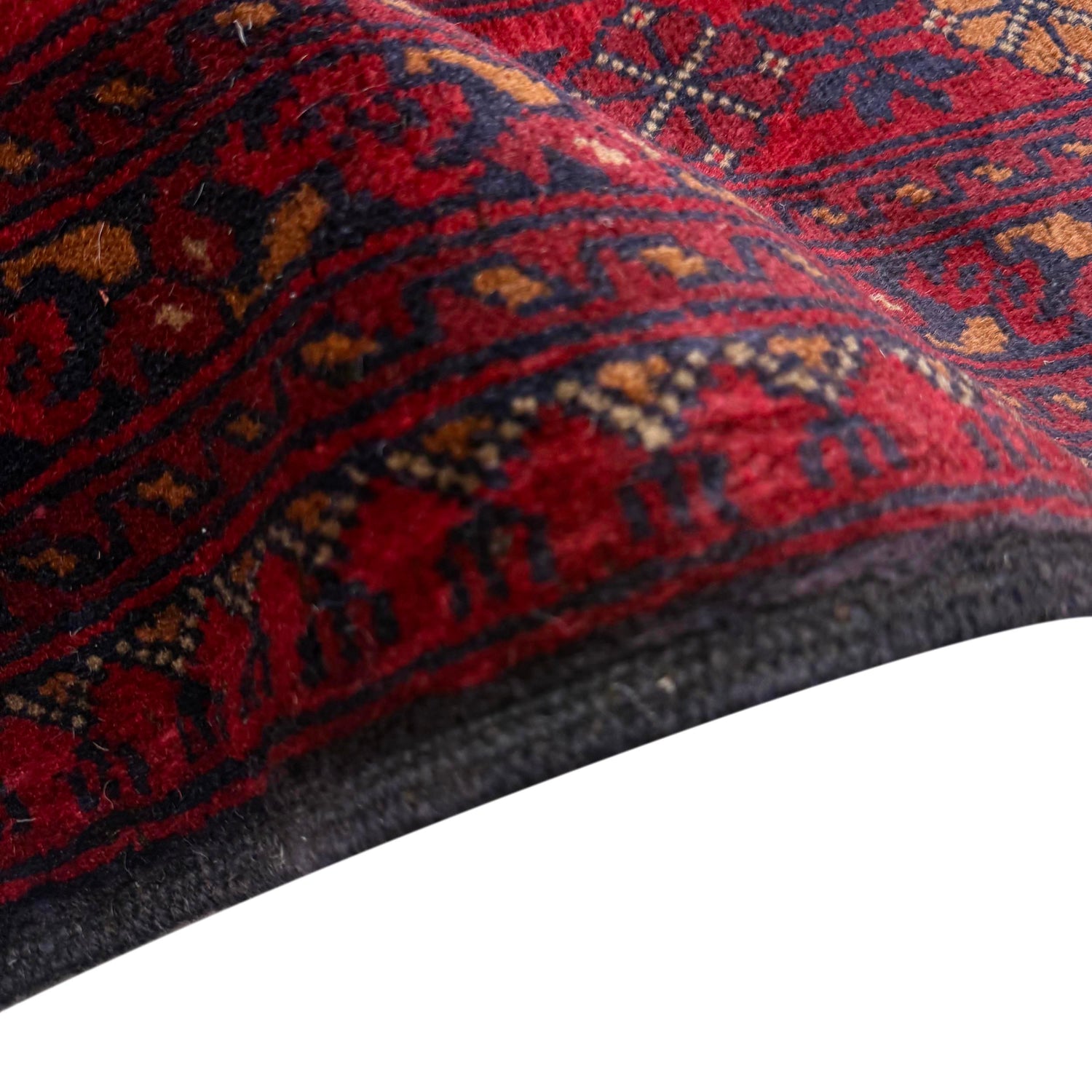Red Color Khal Mohammadi Carpet 6' 8" x 9' 7" (ft) - No. Y39732