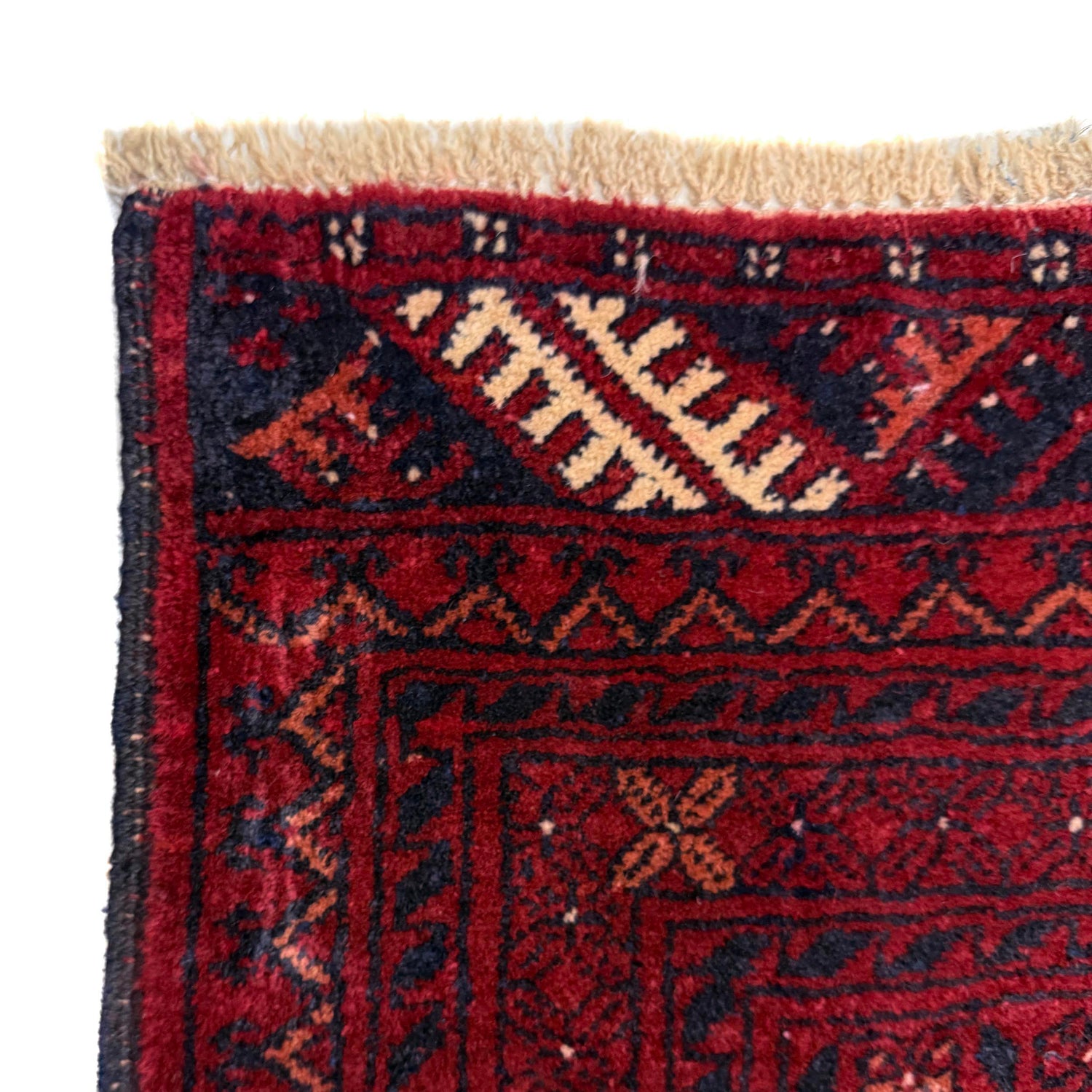 Hand Knotted Bokhara Wool Carpet 6' 7" x 8' 3" (ft) - No. Y39870