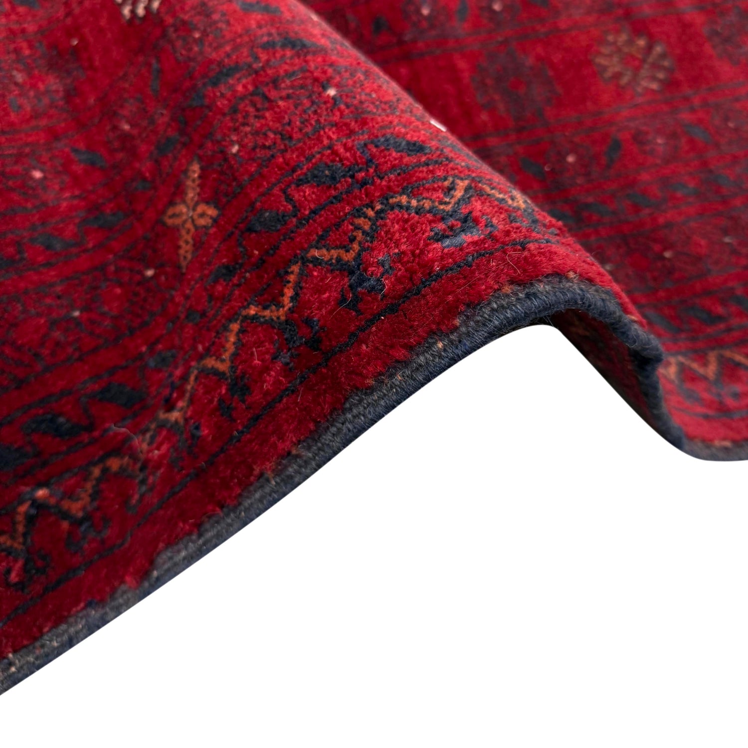 Hand Knotted Bokhara Wool Carpet 6' 7" x 8' 3" (ft) - No. Y39870