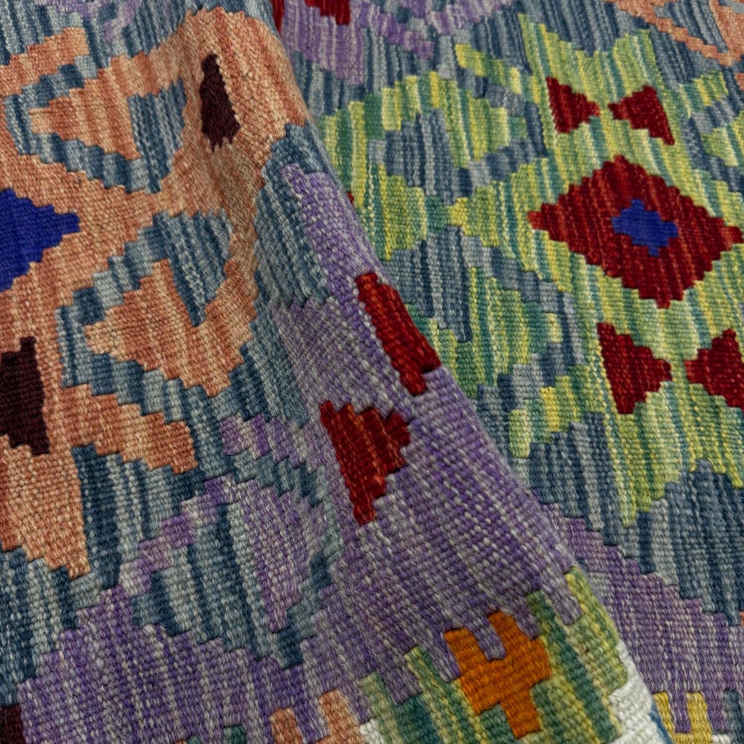 Handmade Vegetable Kilim 2' 8" x 3' 11" (ft) - No. Y39927