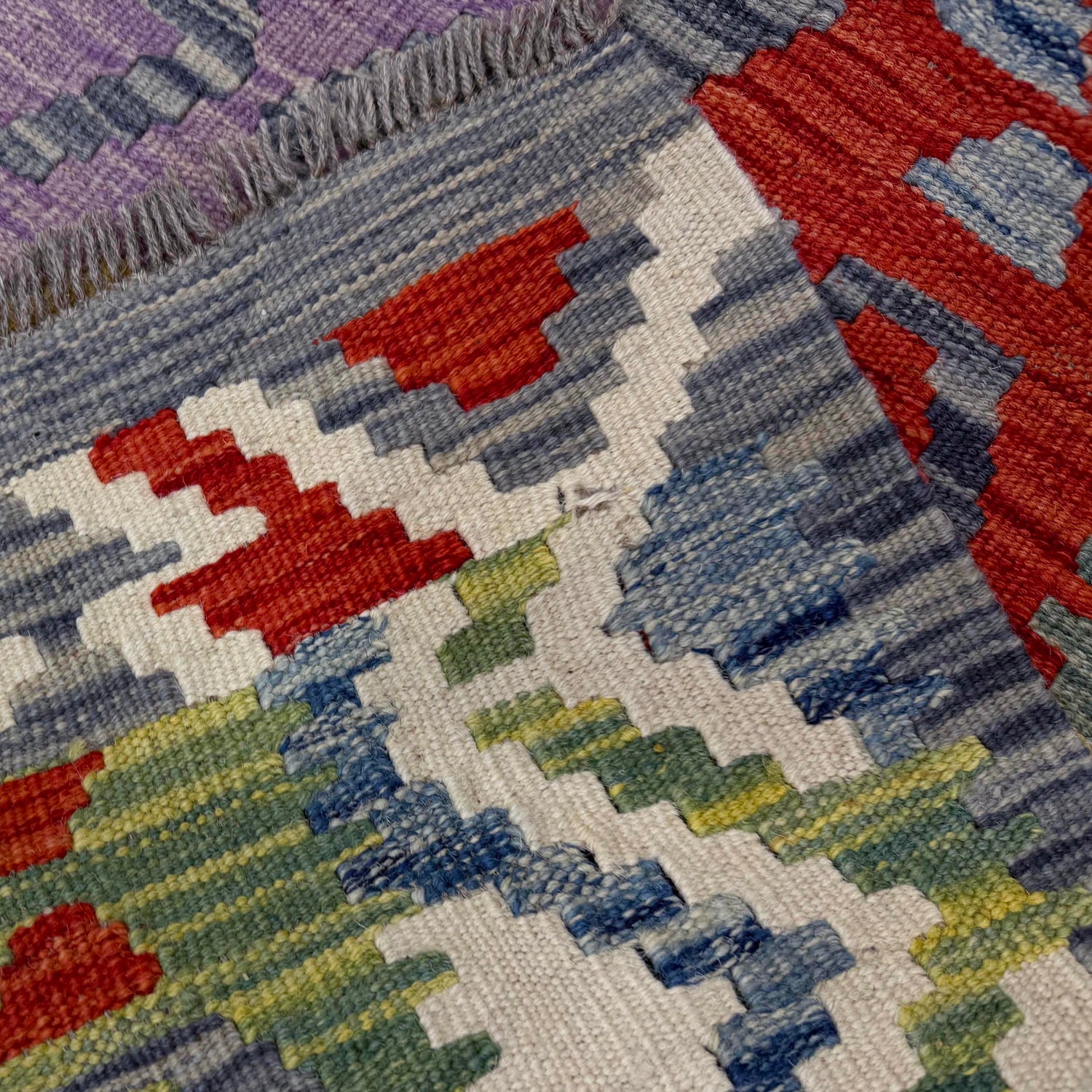 Handmade Vegetable Kelim 2' 9" x 4' 4" (ft) - No. Y39928