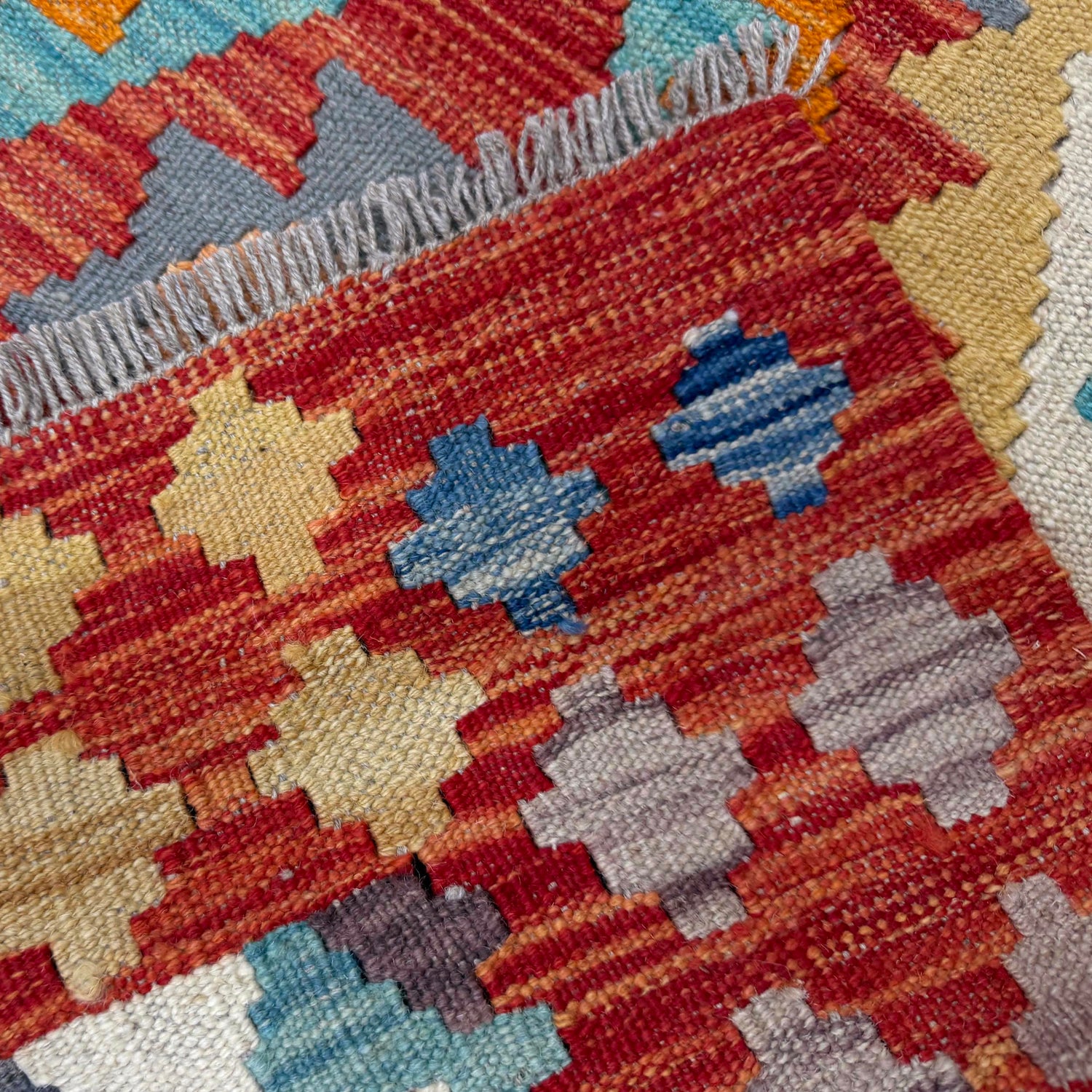 Handmade Vegetable Kilim 2' 9" x 4' 1" (ft) - No. Y39929