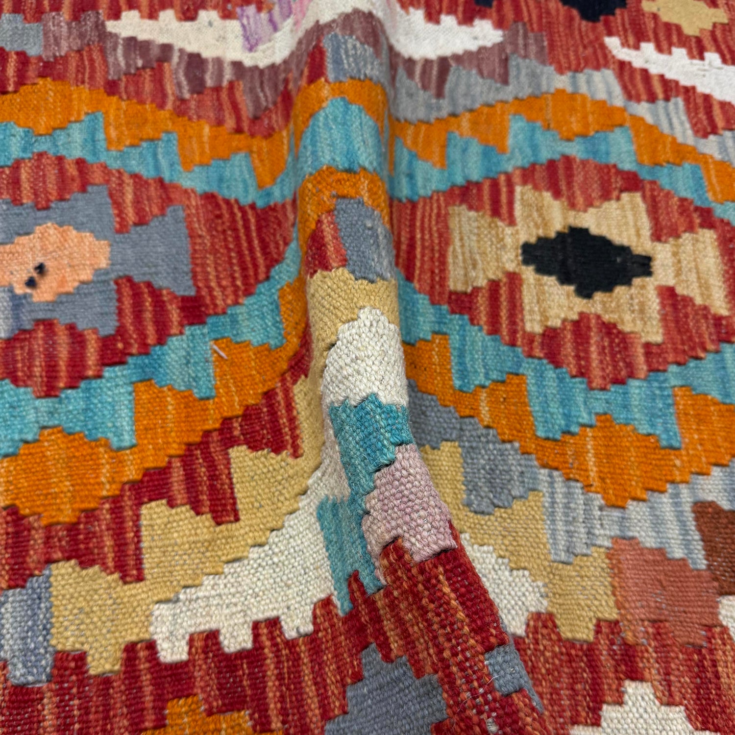Handmade Vegetable Kilim 2' 9" x 4' 1" (ft) - No. Y39929