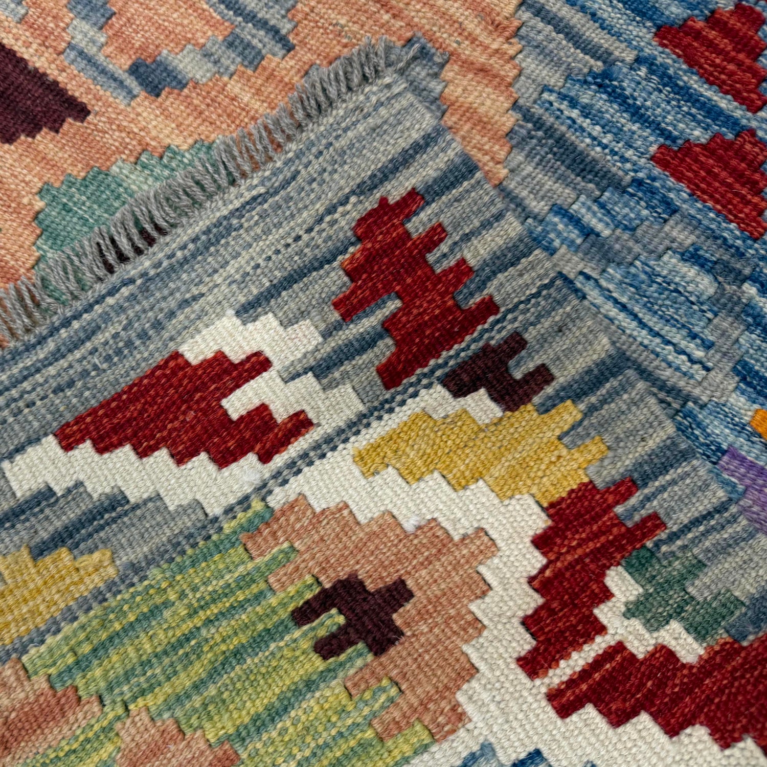 Handmade Vegetable Kilim 2' 7" x 3' 11" (ft) - No. Y39931