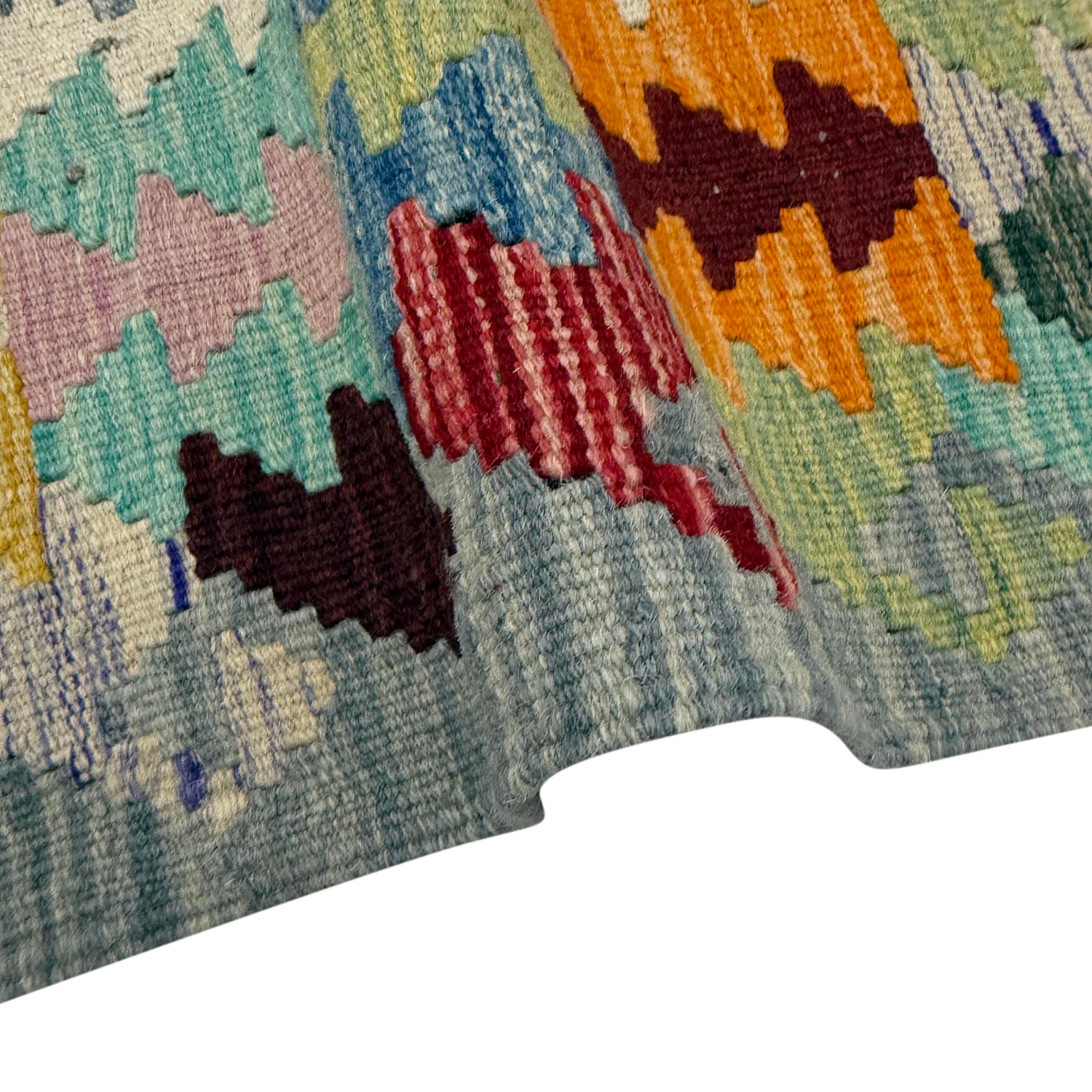 Handmade Vegetable Kilim 3' 5" x 5' 3" (ft) - No. Y39933