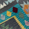 Handmade Vegetable Kilim 3' 5" x 4' 9" (ft) - No. Y39934