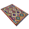 Handmade Vegetable Kilim 3' 5" x 4' 10" (ft) - No. Y39935
