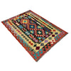 Handmade Vegetable Kelim 3' 5" x 4' 11" (ft) - No. Y39938