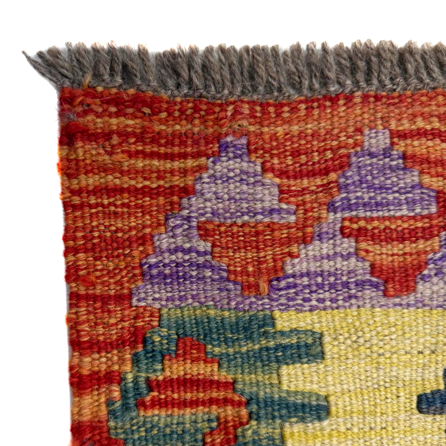 Handmade Vegetable Kelim 3' 5" x 4' 11" (ft) - No. Y39938