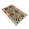 Handmade Vegetable Kelim 3' 5" x 5' 4" (ft) - No. Y39940