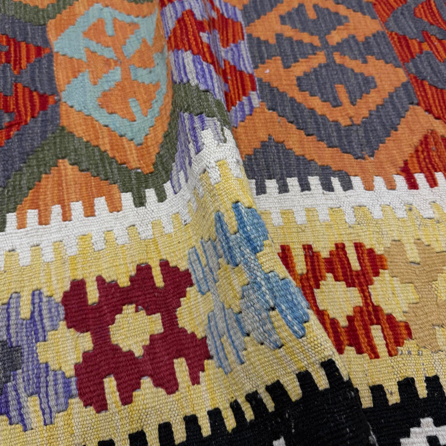 Handmade Vegetable Kilim 3' 6" x 4' 10" (ft) - No. Y39941