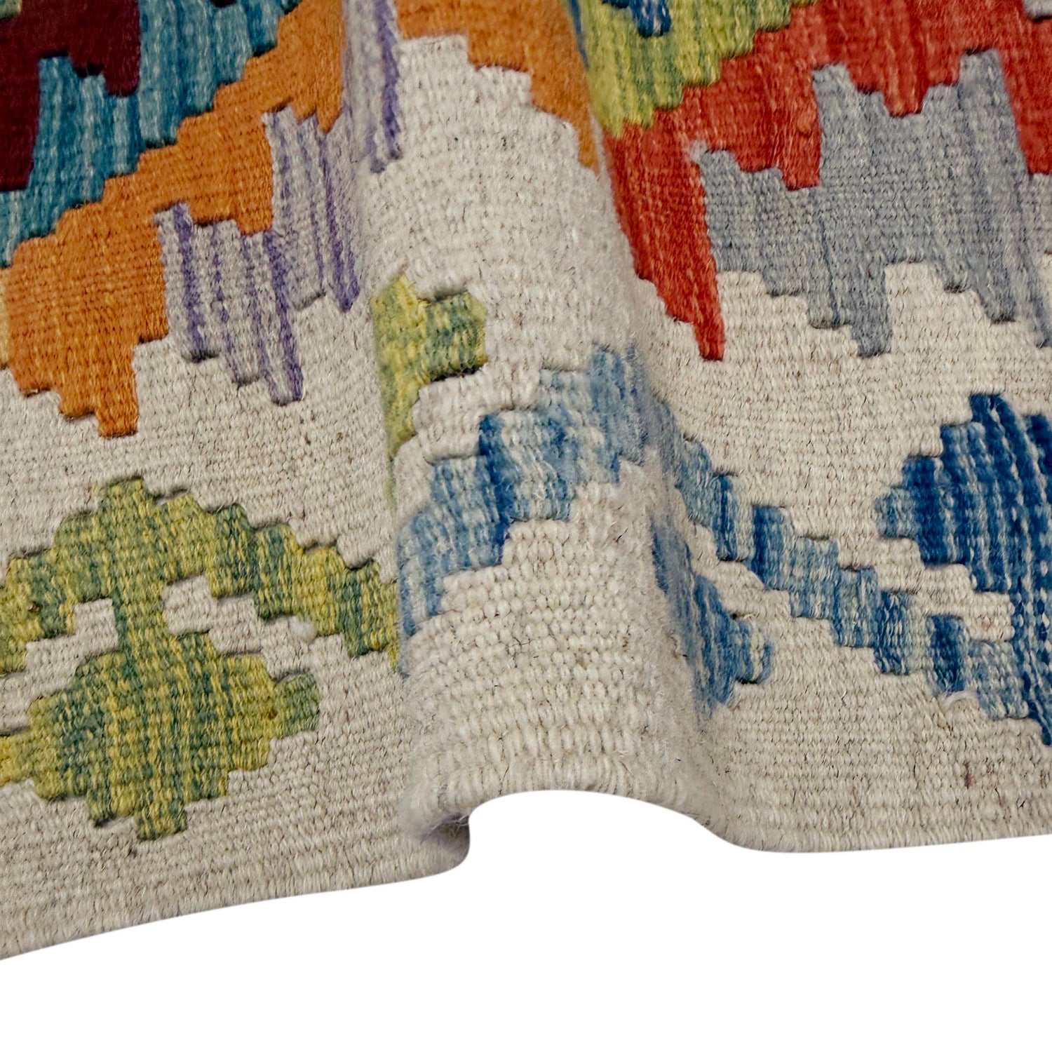 Handmade Vegetable Kilim 3' 7" x 4' 11" (ft) - No. Y39942