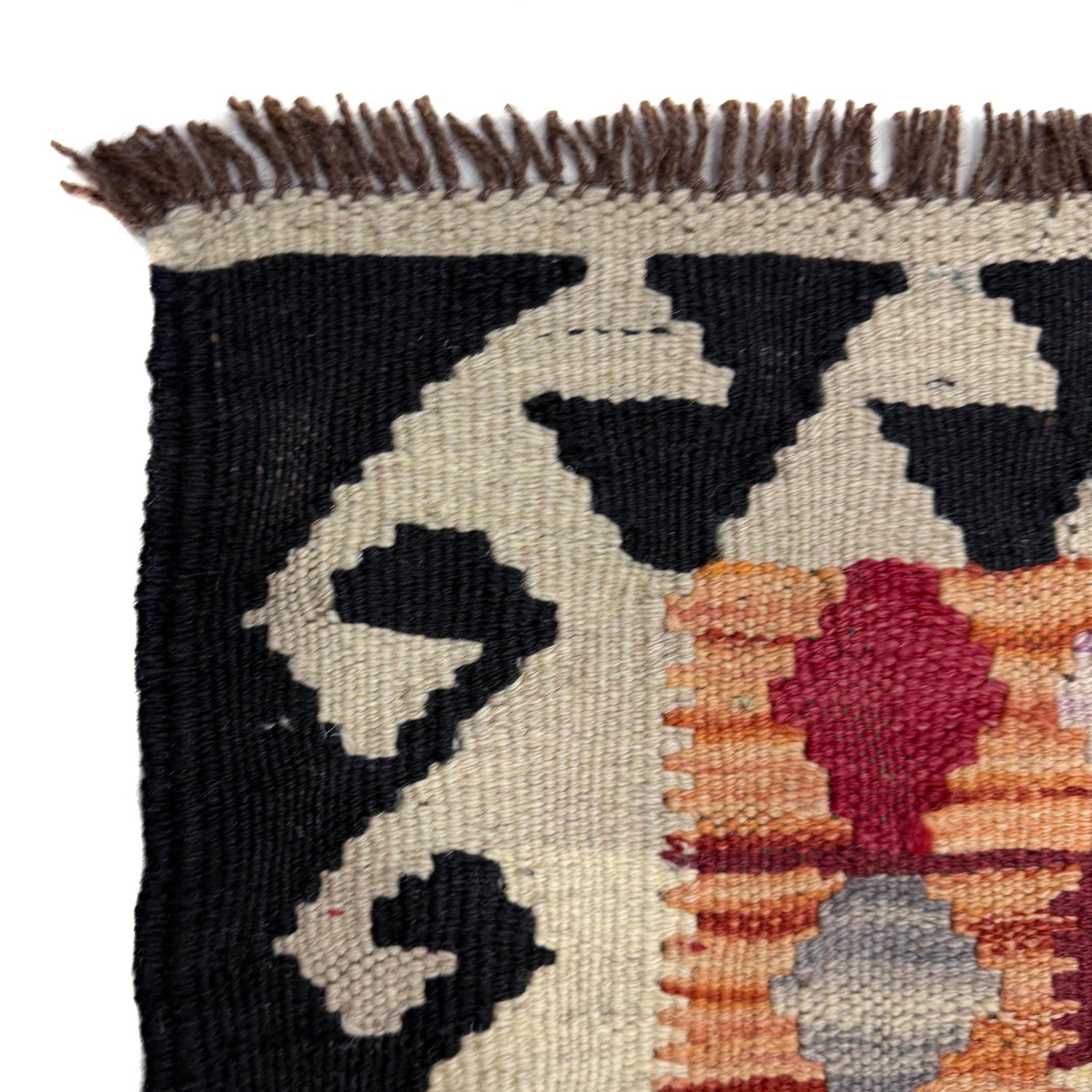 Handmade Vegetable Kilim 3' 5" x 4' 11" (ft) - No. Y39943