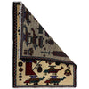 Ivory Color War Rug 2' 0" x 2' 8" (ft) - No. Y39948