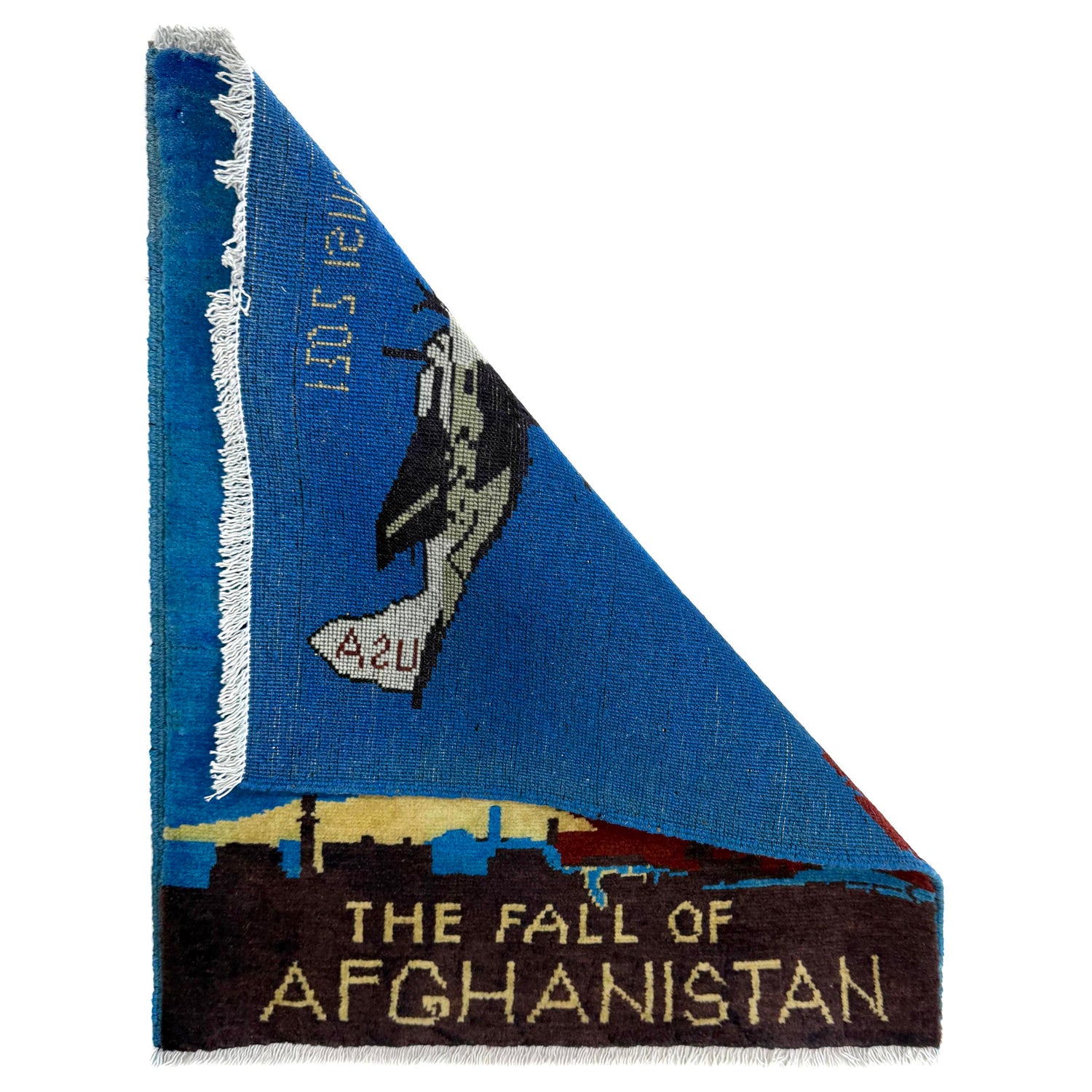 Blue War Rug 2' 0" x 2' 4" (ft) - No. Y39956