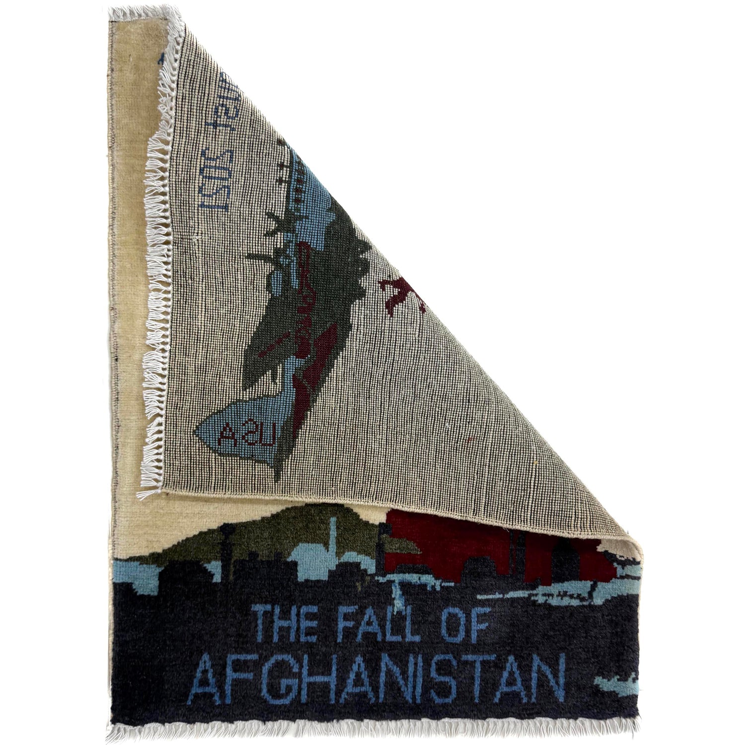 Handmade War Rug 1' 11" x 2' 6" (ft) - No. Y39968