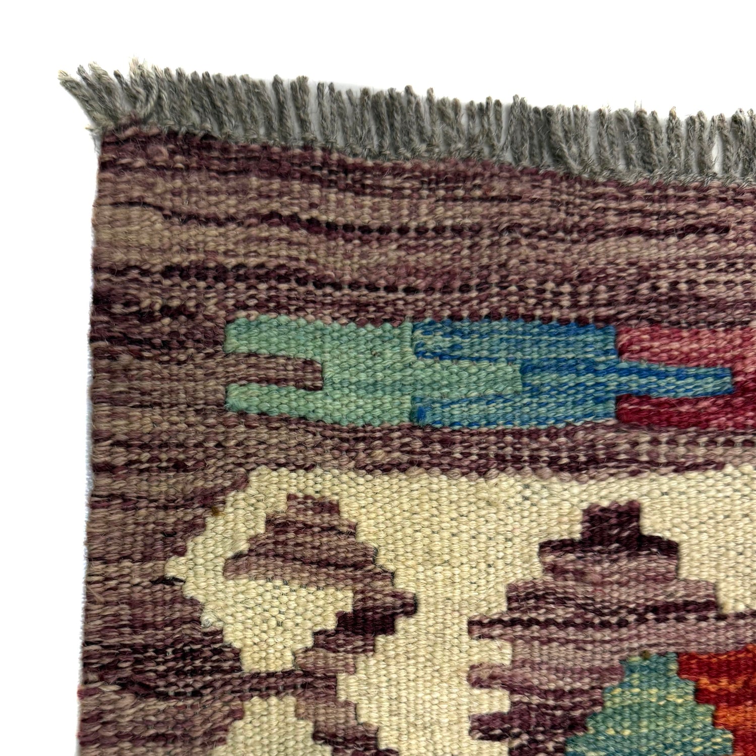 Handmade Vegetable Kilim 6' 0" x 7' 9" (ft) - No. Y39988
