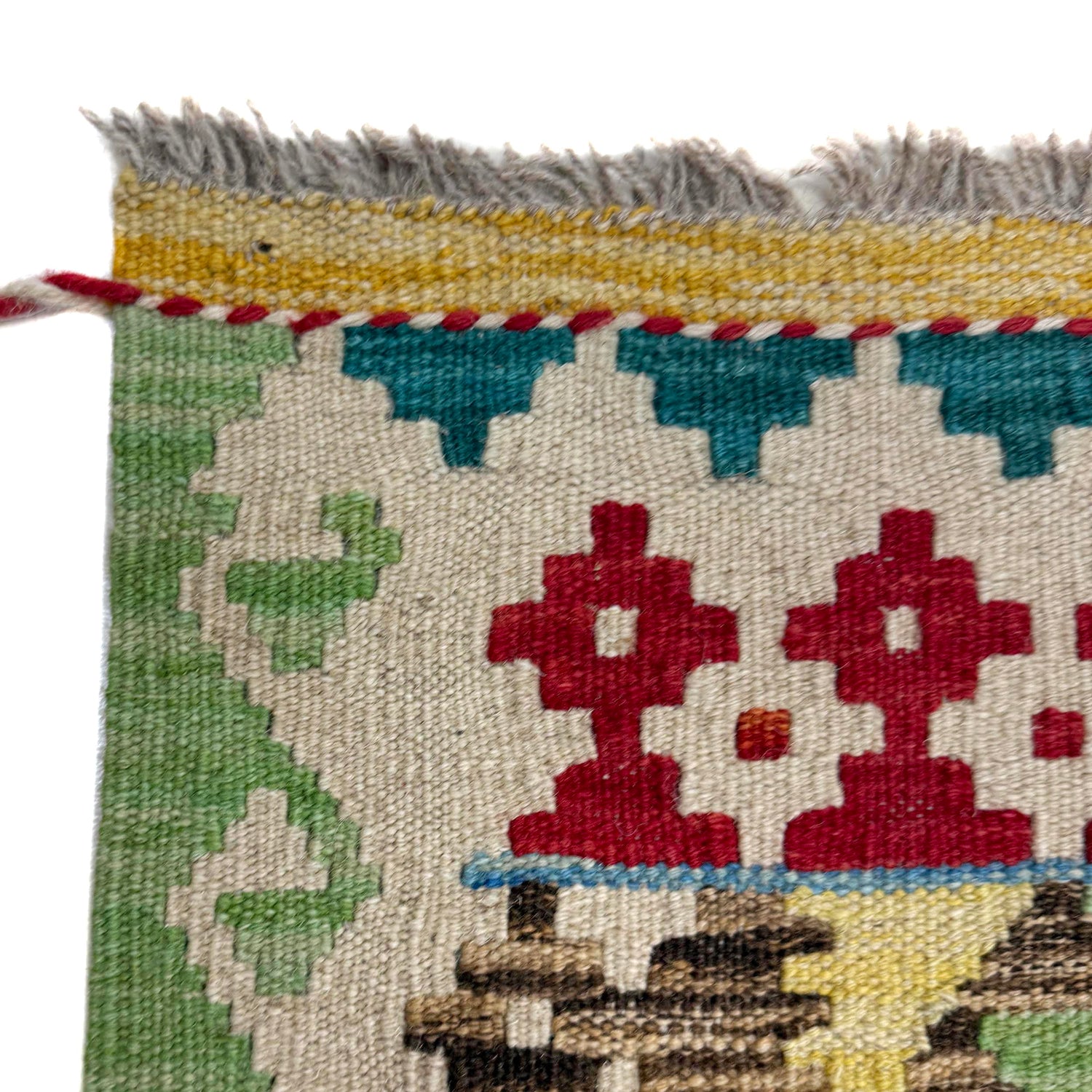 Handmade Vegetable Kelim 5' 10" x 8' 6" (ft) - No. Y39990