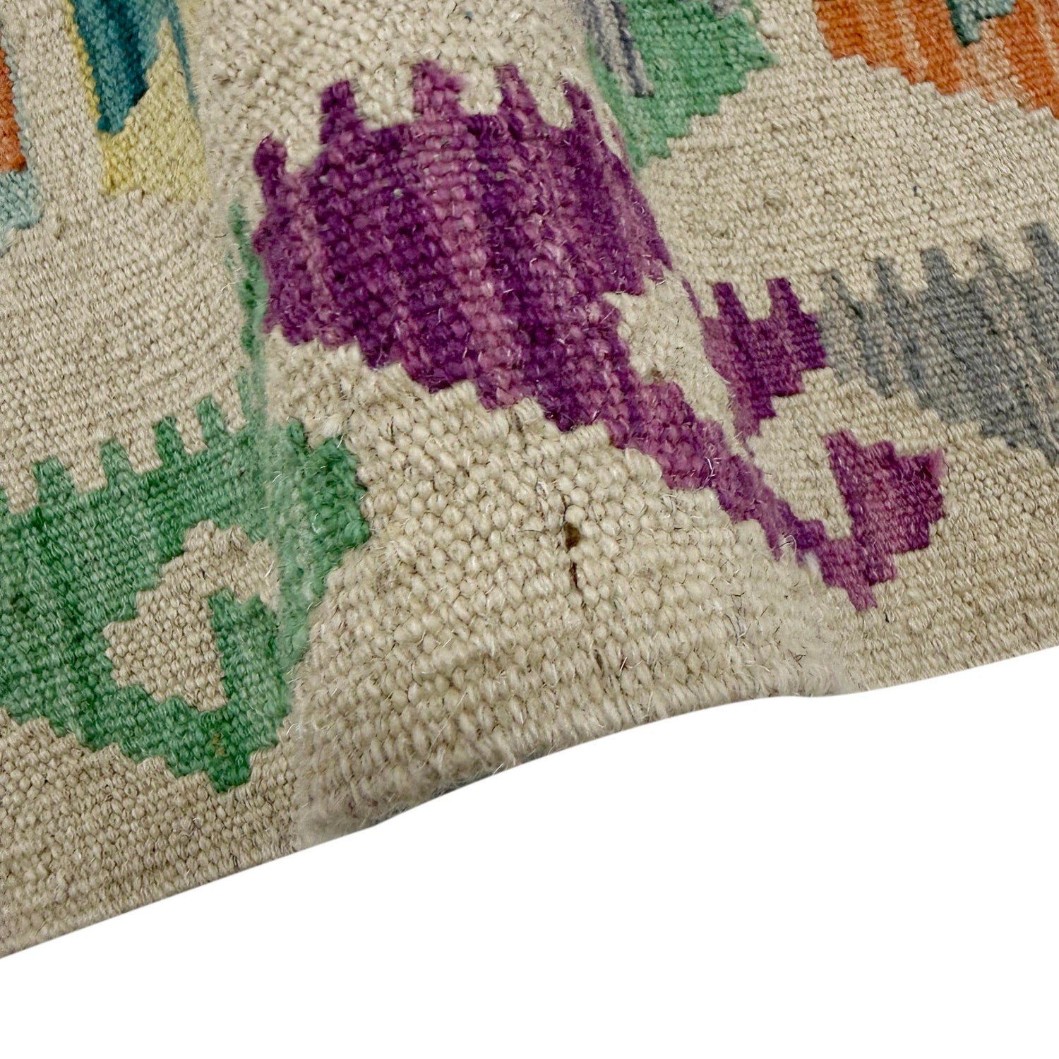 Handmade Vegetable Kilim 5' 8" x 8' 2" (ft) - No. Y39991