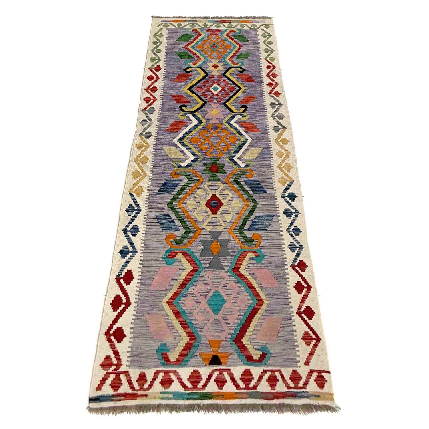Vegetable Kilim Runner 2' 11" x 9' 9" (ft) - No. Y39992