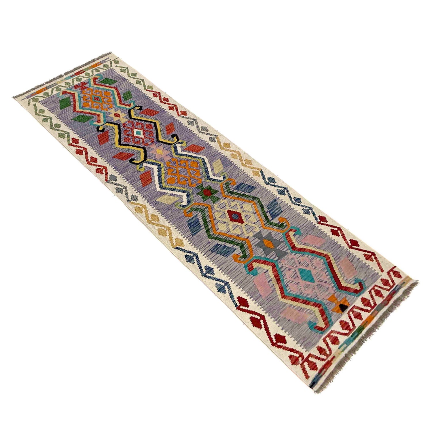 Vegetable Kilim Runner 2' 11" x 9' 9" (ft) - No. Y39992
