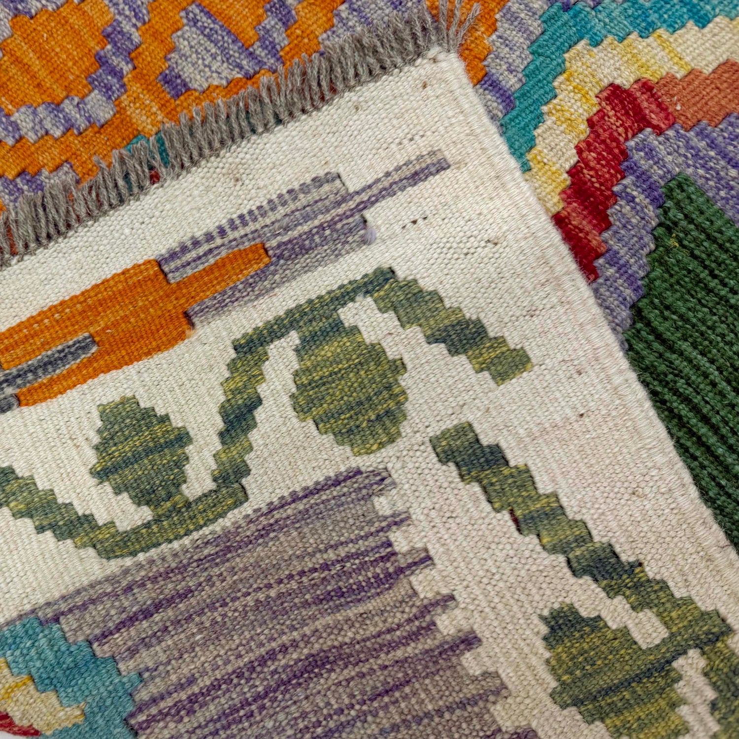 Vegetable Kilim Runner 2' 11" x 9' 9" (ft) - No. Y39992