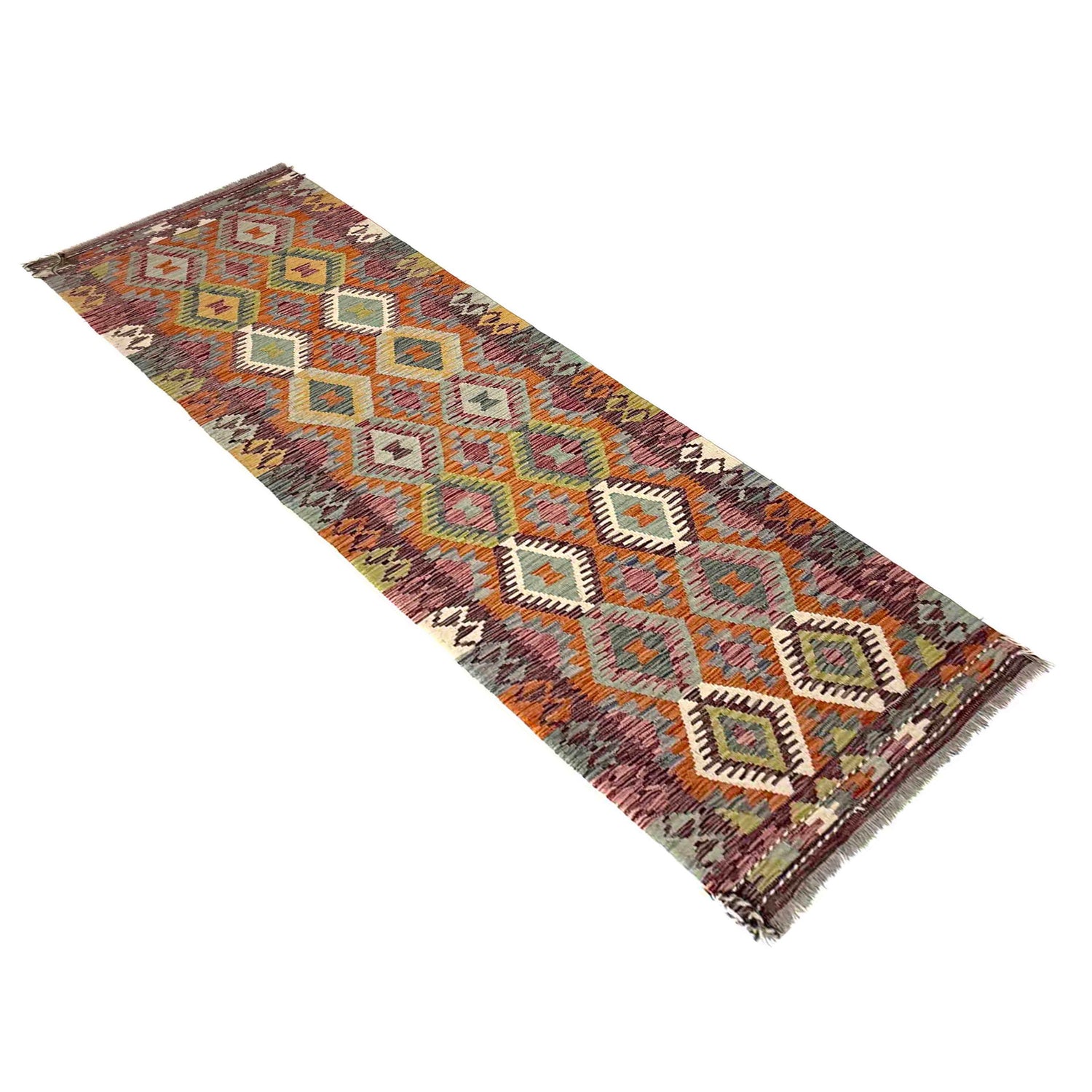 Vegetable Kelim Runner 2' 11" x 9' 6" (ft) - No. Y39993