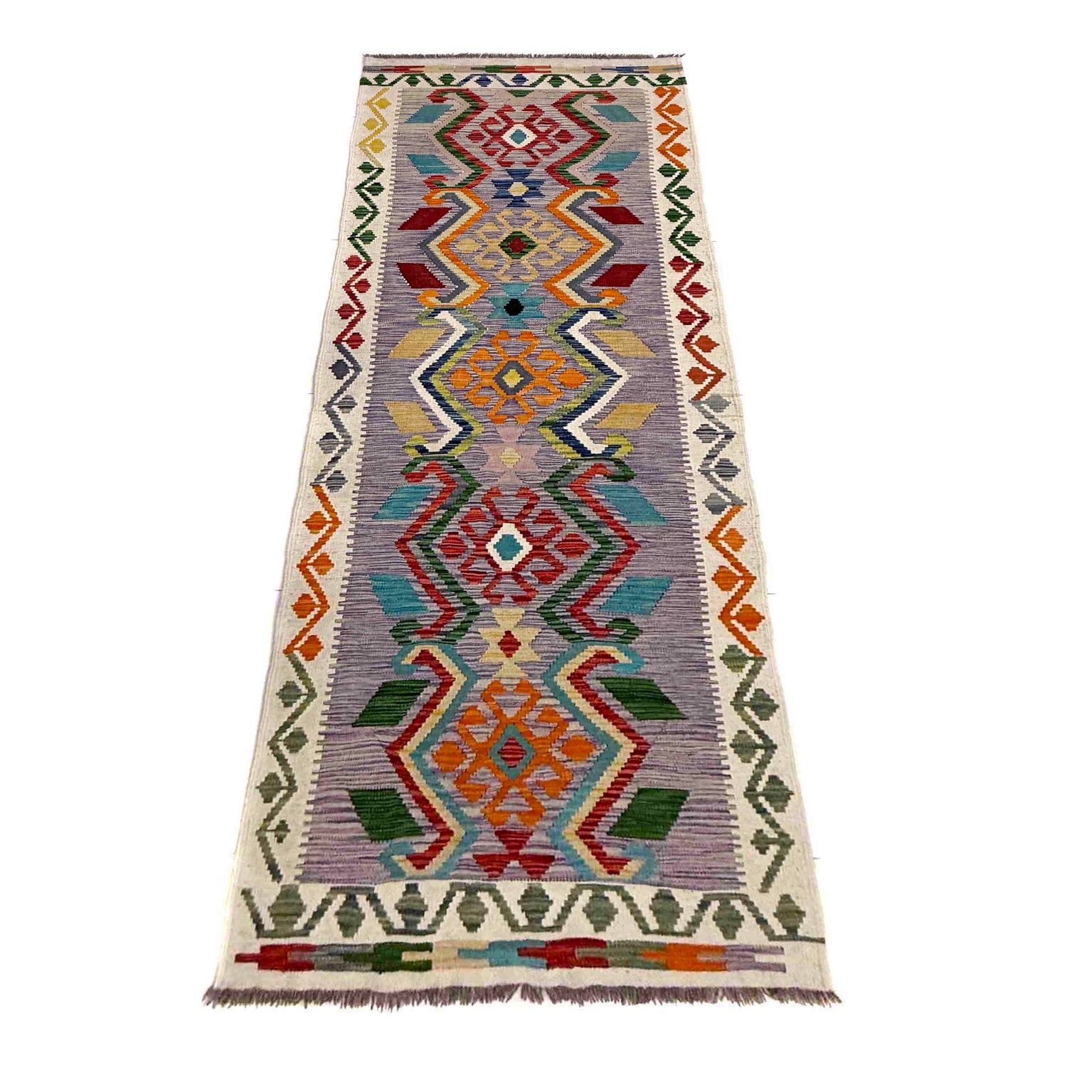 Vegetable Kilim Runner 2' 11" x 9' 8" (ft) - No. Y39994