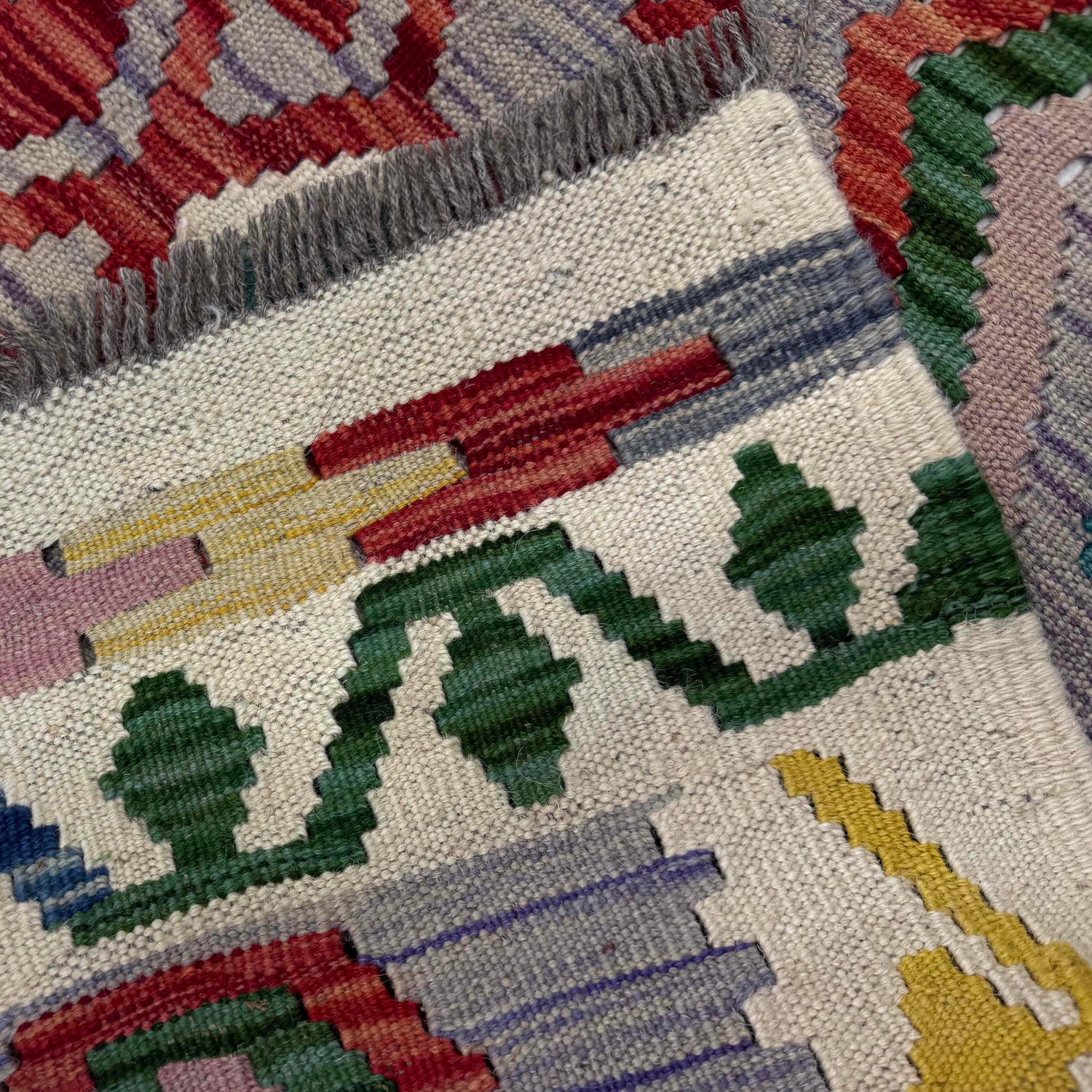 Vegetable Kilim Runner 2' 11" x 9' 8" (ft) - No. Y39994