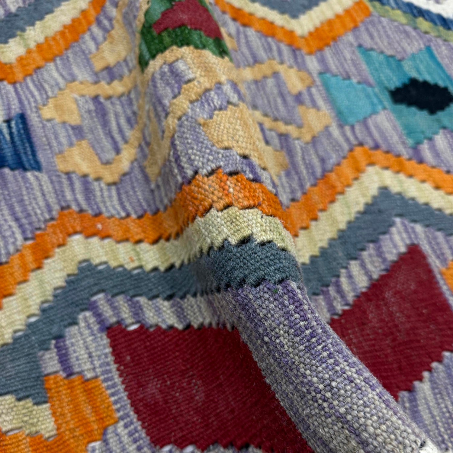 Vegetable Kilim Runner 2' 11" x 9' 8" (ft) - No. Y39994