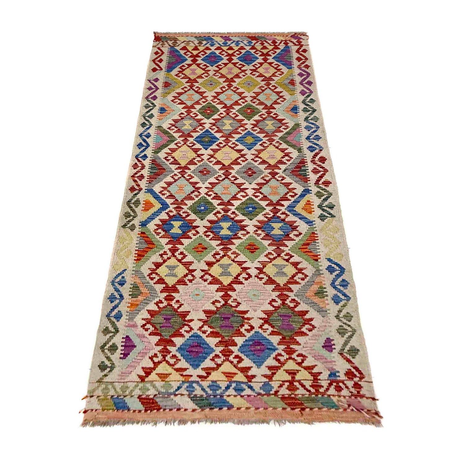 Vegetable Kelim Runner 2' 11" x 8' 1" (ft) - No. Y39998