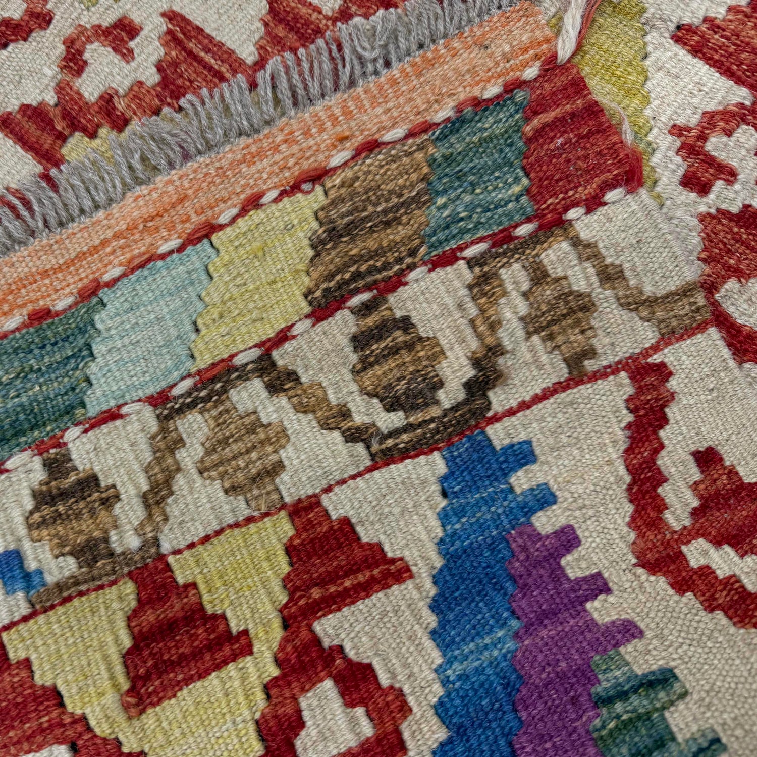 Vegetable Kelim Runner 2' 11" x 8' 1" (ft) - No. Y39998