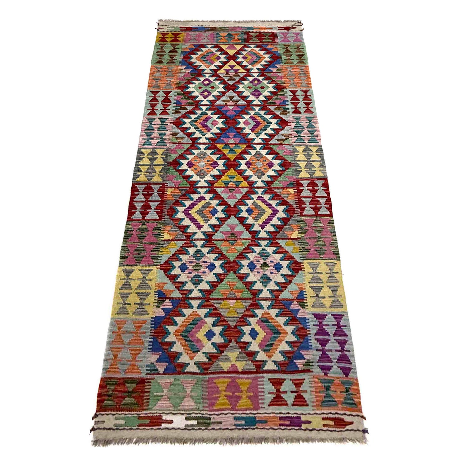 Vegetable Kelim Runner 2' 8" x 8' 3" (ft) - No. Y39999