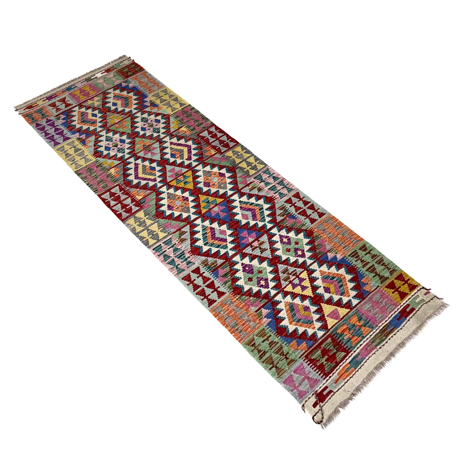 Vegetable Kelim Runner 2' 8" x 8' 3" (ft) - No. Y39999