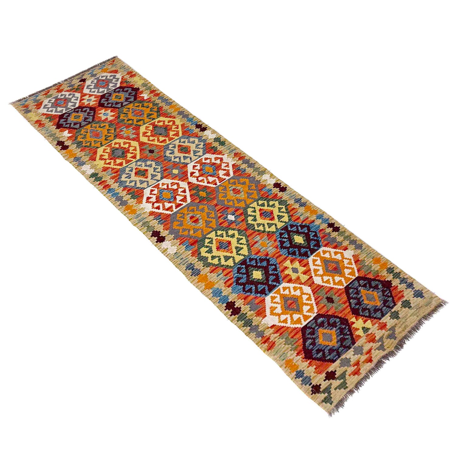 Vegetable Kilim Runner 2' 8" x 9' 7" (ft) - No. Y40000