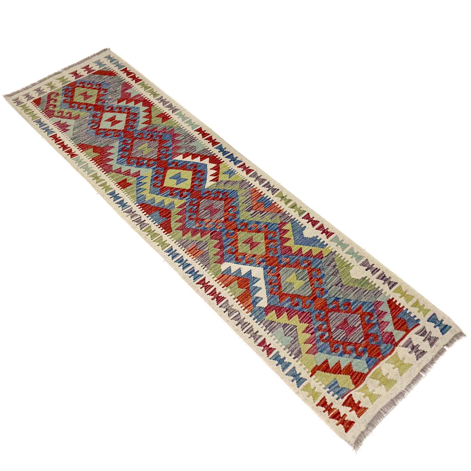 Vegetable Kilim Runner 2' 6" x 9' 5" (ft) - No. Y40001